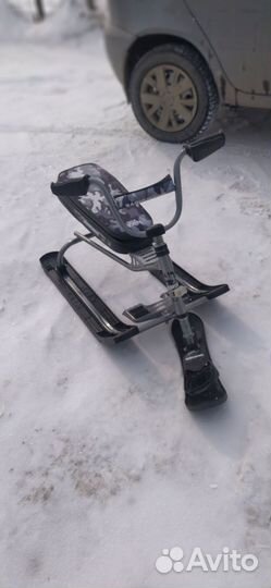 Детский снегокат бу