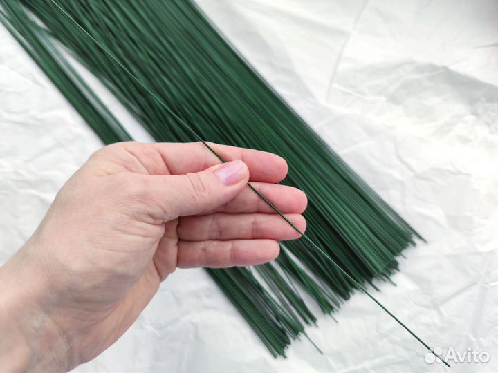 Флористическая лакированная проволка 40 см 1.2 мм