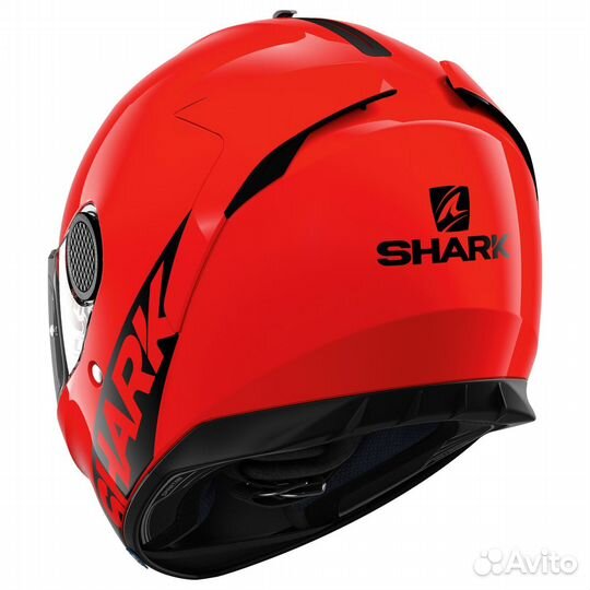 Мотошлем shark spartan 1.2 blank Red L