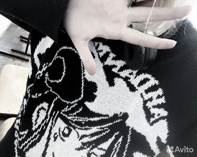 Свитер аниме гуль zxc dead inside