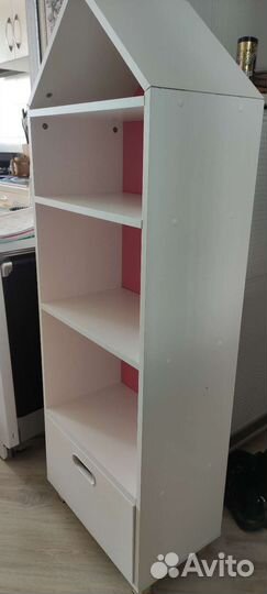 Детский стеллаж домик