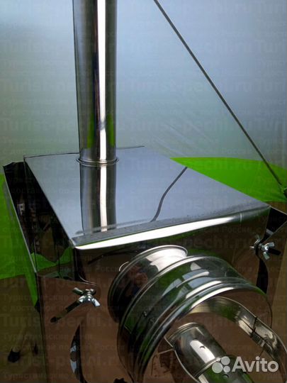 Печь для отопления палатки Пошехонка Малая на 15 л