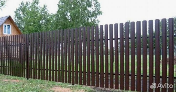 Металлический штакетник с доставкой