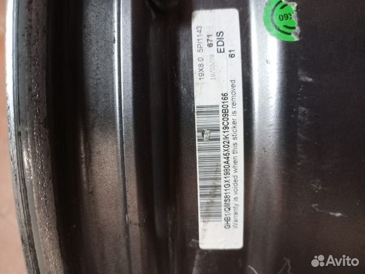 Литые диски R19 5*114.3