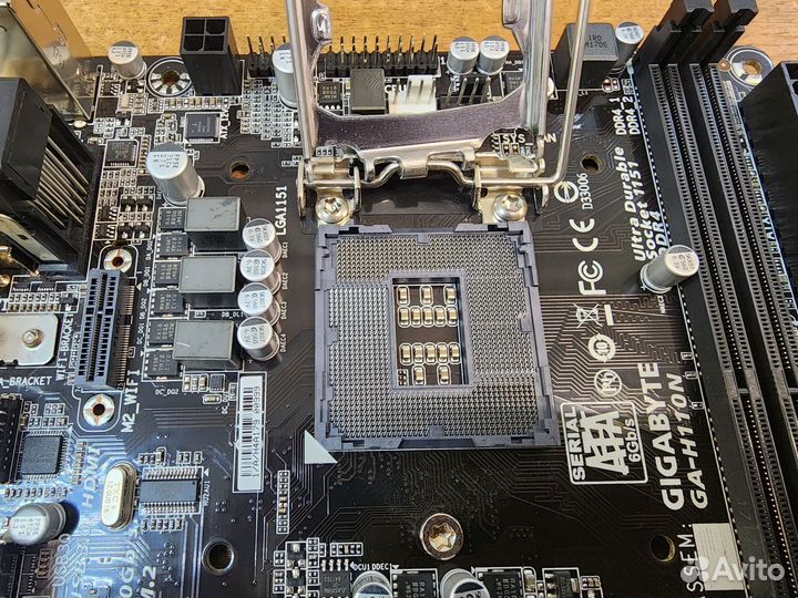 Плата gigabyte LGA 1151 H110, mini-ITX
