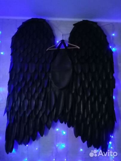 Крылья ангела черные
