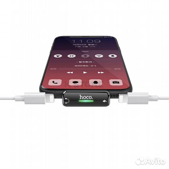 Переходник hoco LS27 Lightning - Dual Lightning