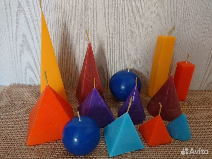 Свечи из воска программые с добавлением трав