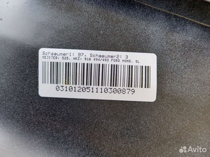 Накладка на порог левая ford mondeo 3