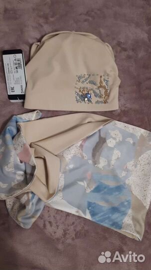 Шапка и снуд женский. Новый