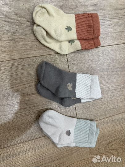 Носки детские на 6-9 мес б/у