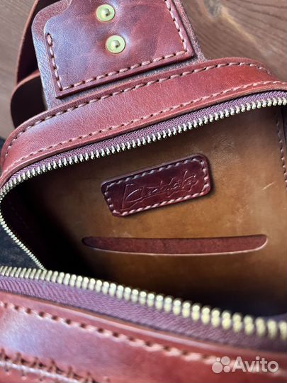Сумка рюкзак натуральная кожа