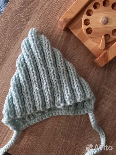 Шапка эльф детская на осень