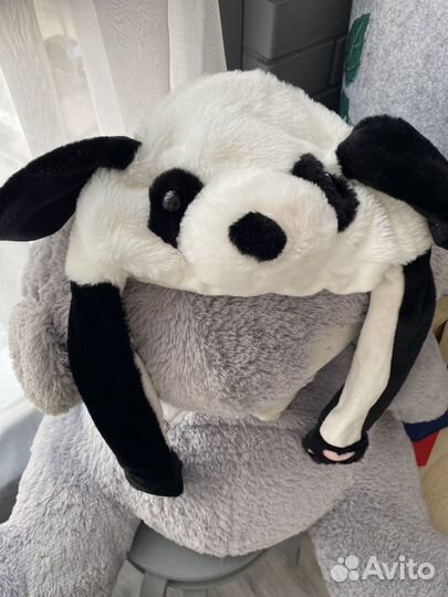 Панда-шапка