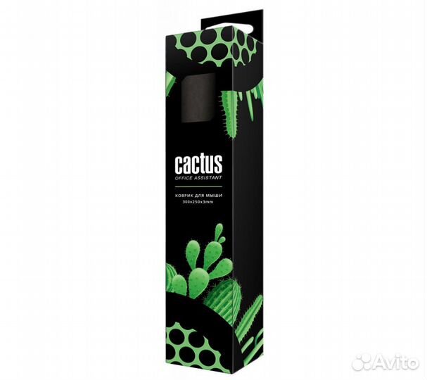 Коврик для мыши Cactus CS-MP-D02M, Black Mesh, 300