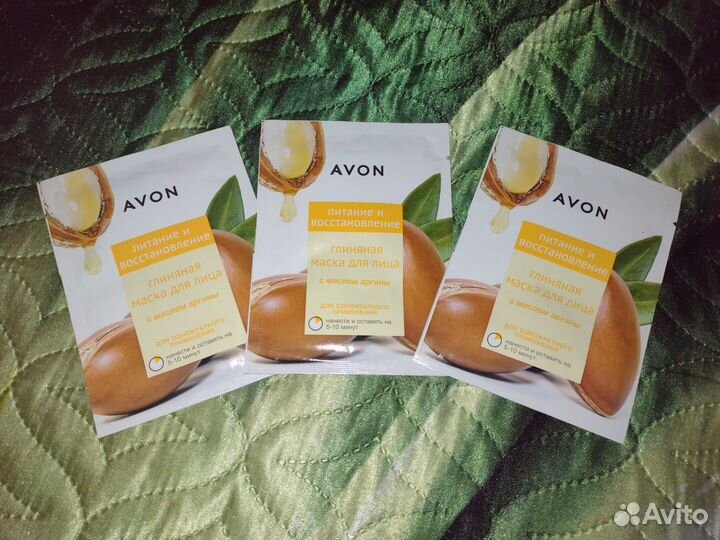 Маска для лица avon 3шт