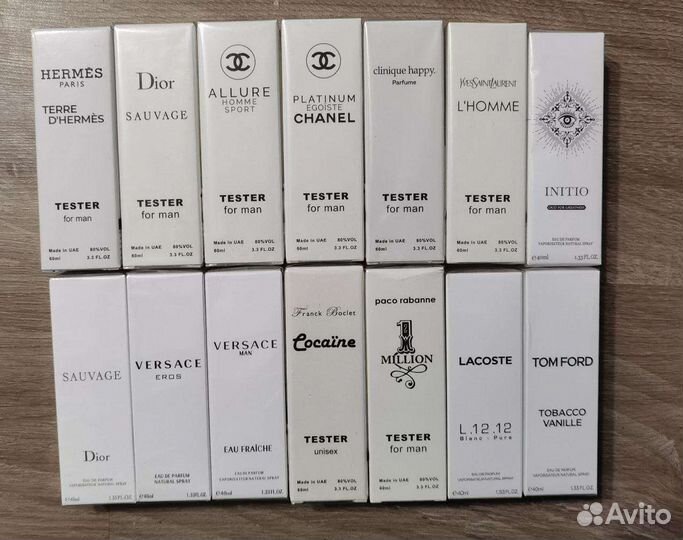 Тестеры производитель ОАЭ