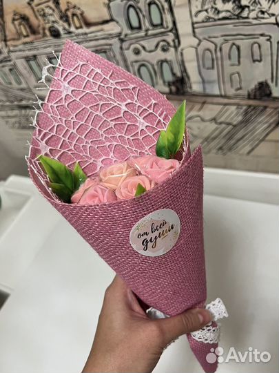 Букет из шоколадных роз (бельгийский шоколад)