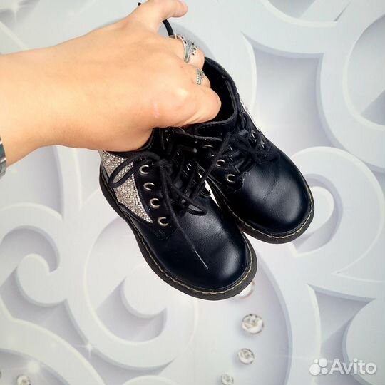 Ботинки кожаные