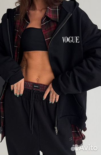 Зип zip худи vogue Balenciaga 3 цвета женский