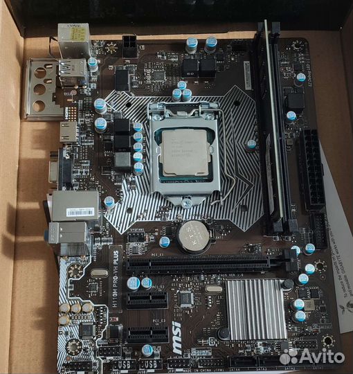 MSI H110m pro-vh plus + i3-7100 + ddr4 8 gb