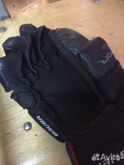 Ремонт хоккейных краг. Ладошки для краг