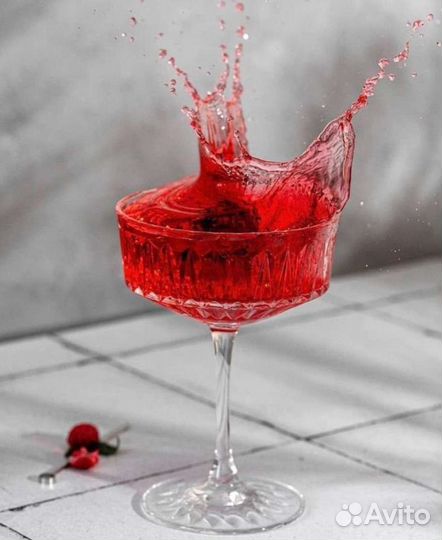 Новогодний бокал для игристого вина