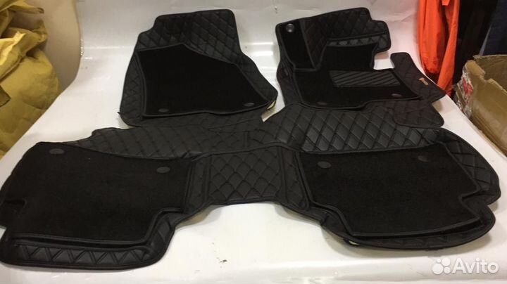 3D Коврики Range Rover Салон Багажник из Экокожи