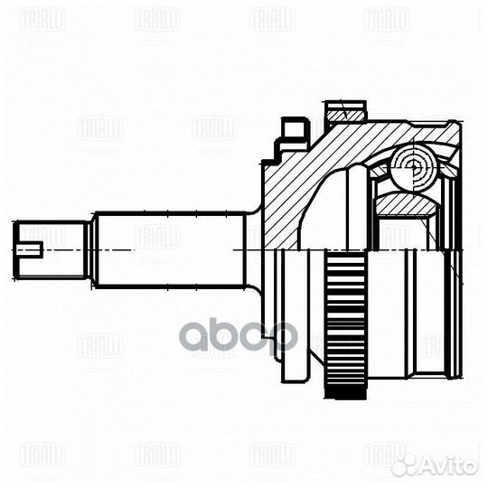 ШРУС для а/м Лада 21214 с ABS н/о (наруж.) (GO