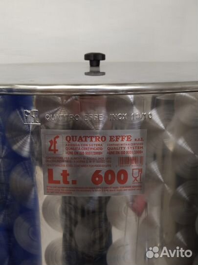 Бочка из нержавейки для брожения и хранения вина