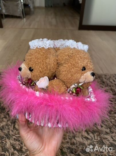 Корзинка с мишками