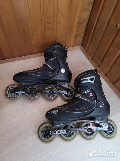 Ролики женские K2 Andra + защита +сумка, 40 (40,5)