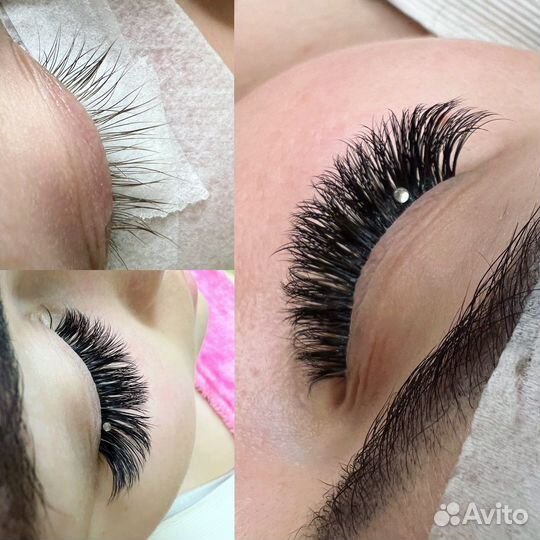 Наращивание ресниц на дому