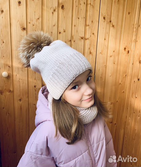 Зимняя шапка и снуд