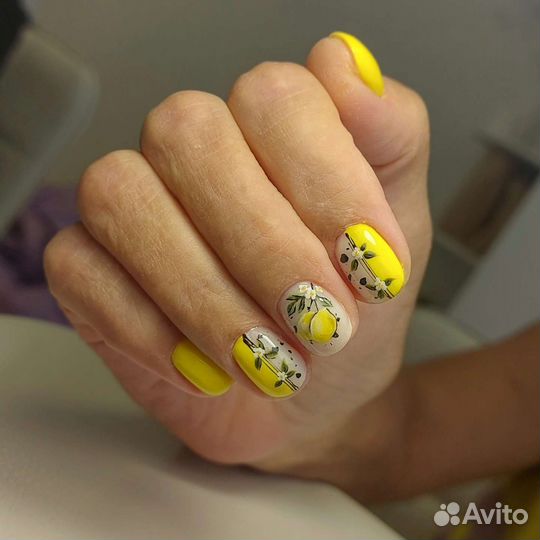 Маникюр с покрытием гель лак