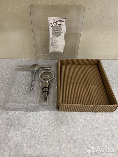 Штопор и пробка (набор) подарочный