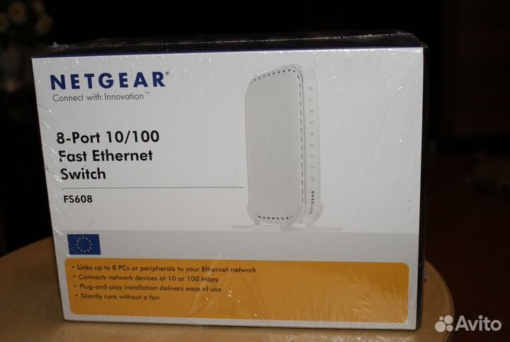 Netgear FS608/ Коммутатор для подключения до 8 ком