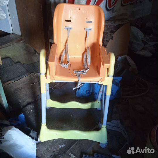 Стульчик для кормления, столик детский