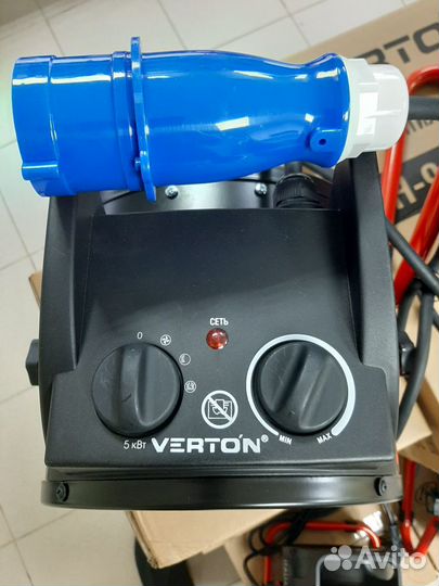 Электро тепловентилятор Verton Air 5кВт/пушка