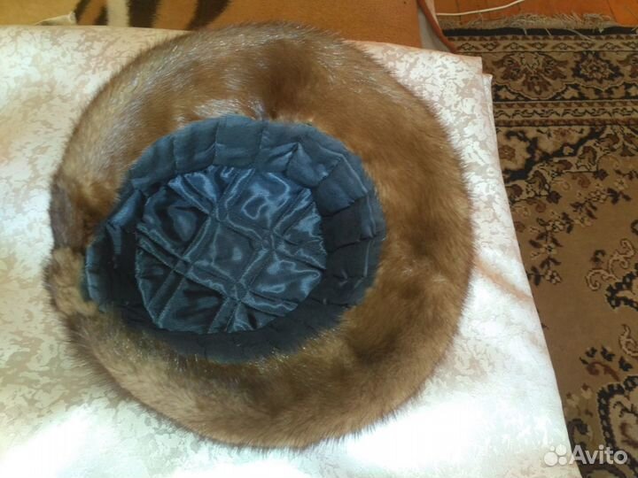 Шапка норковая женская бу