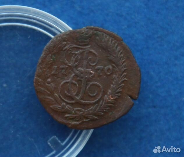Полушка 1770 года ем