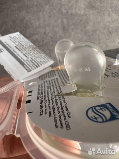 Соска пустышка avent 0 6 новая