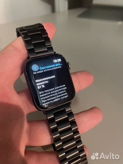 Часы apple watch 5 44 mm nike