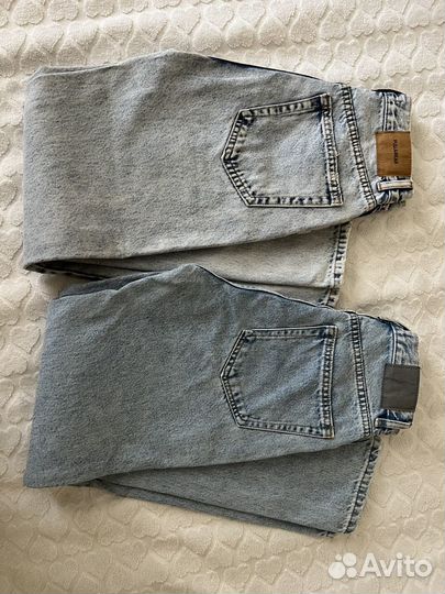 Джинсы mom fit pull&bear