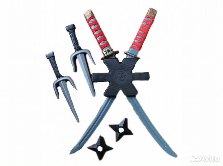 Оружие Ниндзя с ножнами набор карнавальный