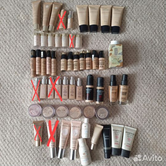 Пудры и тональные Dior, Clarins, Chanel