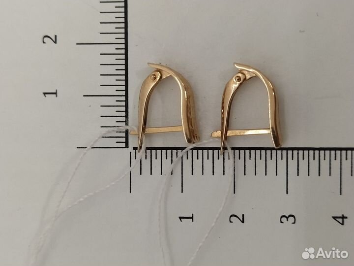 Золотые серьги