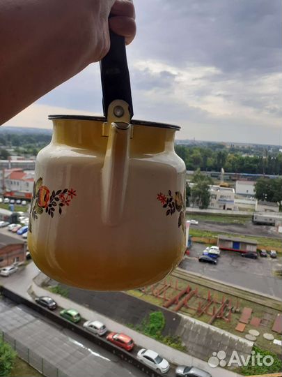 Чайник эмалированный СССР