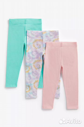 Легинсы 3 шт. Mothercare для девочки, 104 см (4 года)