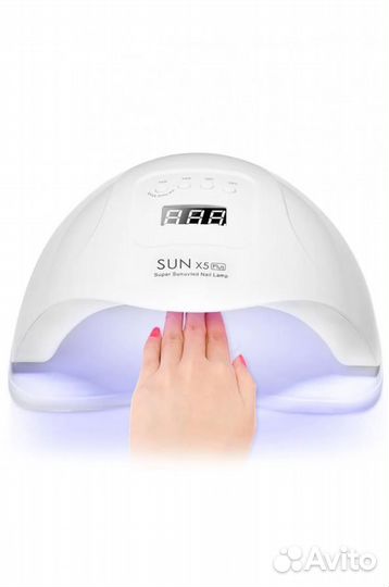 Гибридная LED/UV лампа для гель лака SUN x5 80вт